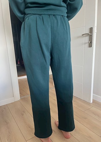 Unisex yeşil eşofman - Görsel 3