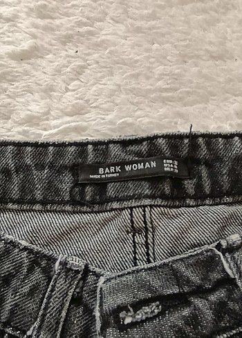 36 Beden gri Renk Gri Bol Kesim Kot Pantolon
