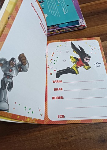 Süper Kahramanlar Doğum Günü Kitabı - Görsel 3