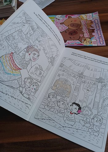 Moana çıkartmalı boyama kitabı - Görsel 4