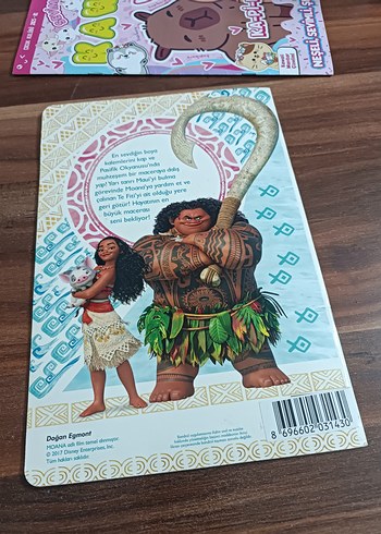 Moana çıkartmalı boyama kitabı - Görsel 2