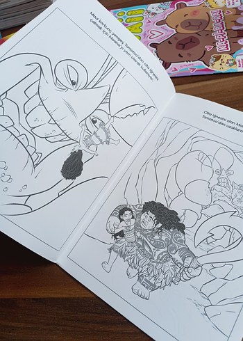 Moana çıkartmalı boyama kitabı - Görsel 9