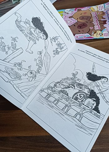 Moana çıkartmalı boyama kitabı - Görsel 8