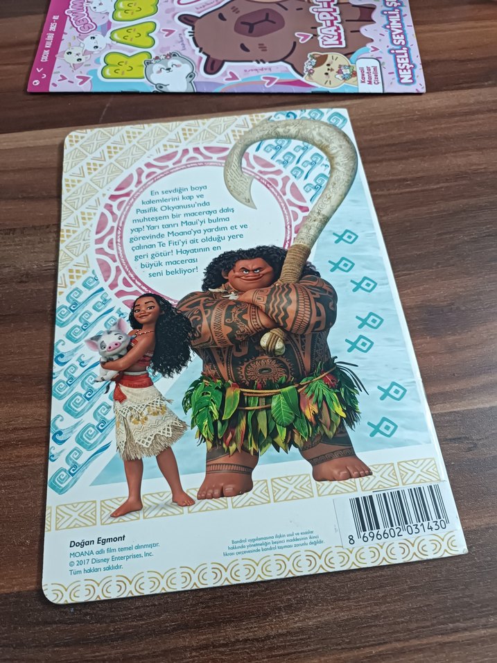 Moana çıkartmalı boyama kitabı - Görsel 2