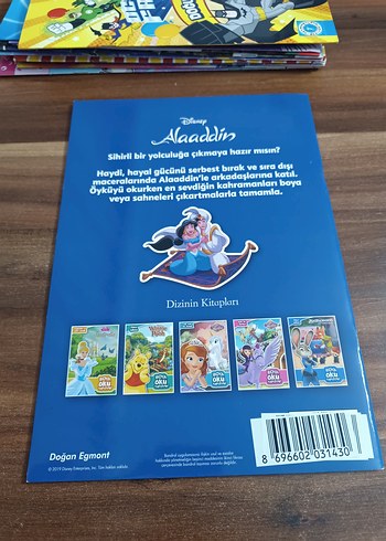 Disney Aladdin Boya Oku Yapıştır Kitabı - Görsel 9