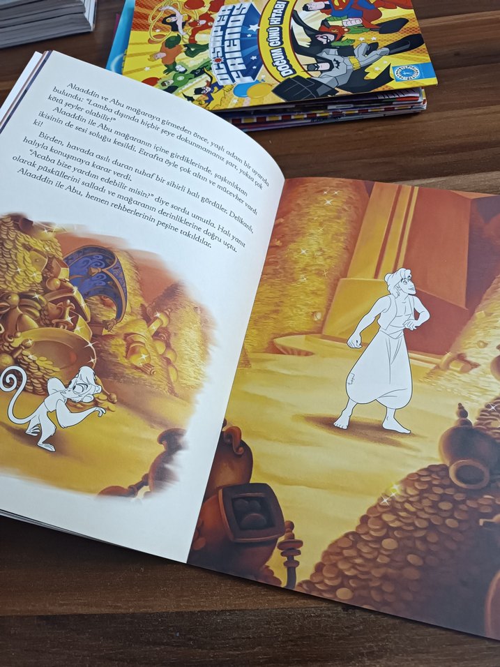 Disney Aladdin Boya Oku Yapıştır Kitabı - Görsel 4