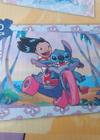 Walt Disney World Disney Stitch 4'ü 1 Arada Pastel Renkli Çocuk Puzzle