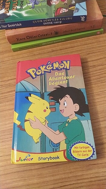 Pokemon Kitabı Almanca Sert Kapak 