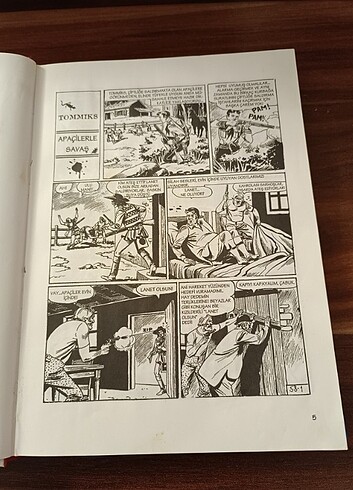 Beden Renk Tommiks Apaçilerle Savaş Arşiv Dizisi 3