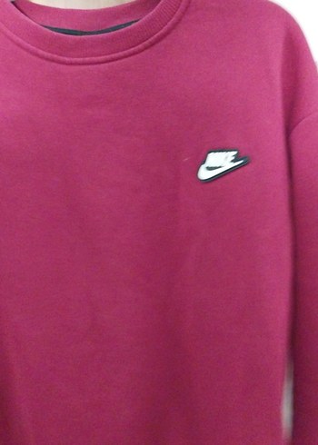 s Beden kırmızı Renk Nike Koyu Kırmızı Oversize Sweatshirt