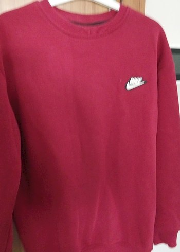 s Beden Nike Koyu Kırmızı Oversize Sweatshirt