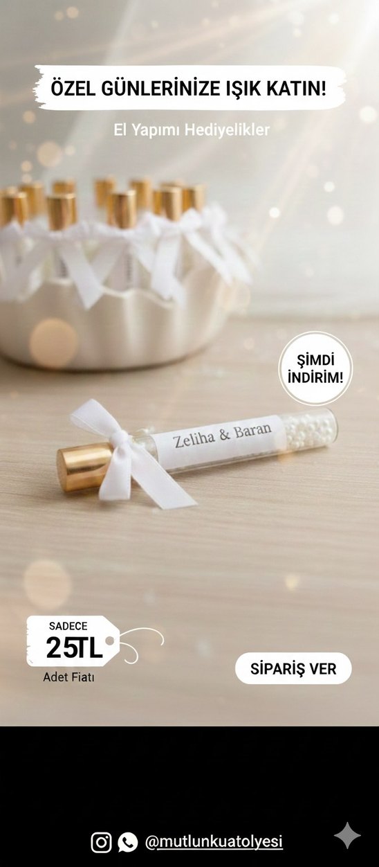 Renkli Şekerli Mini Cam Tüp Hediyelik - Görsel 4