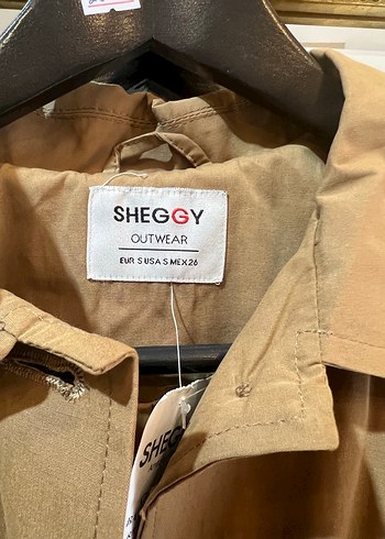 Nakışlı Bej Kadın Trençkot - Görsel 4