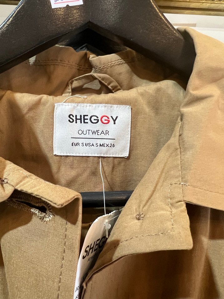 Nakışlı Bej Kadın Trençkot - Görsel 4