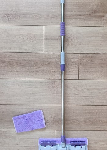 Pastel Mor Mop ve Mikrofiber Bez - Görsel 4