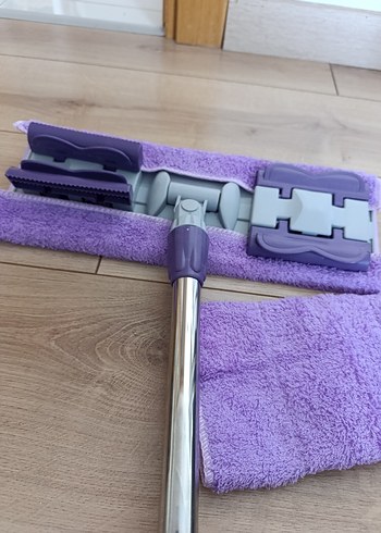 Pastel Mor Mop ve Mikrofiber Bez - Görsel 2