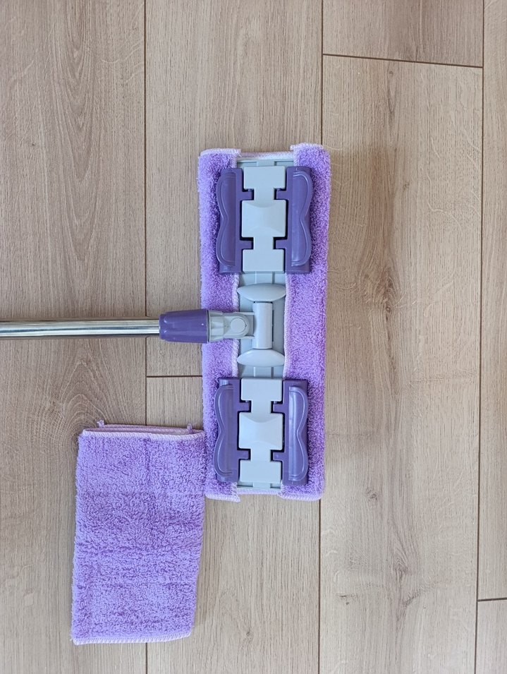 Pastel Mor Mop ve Mikrofiber Bez - Görsel 3