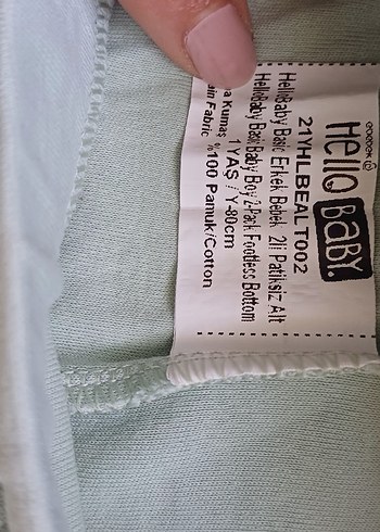 9-12 Ay Beden ikili bebek pijama