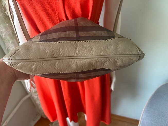 Beden Burberry Leather Novacheck Crossbody