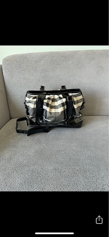 Beden siyah Renk Burberry Canvas Novacheck Crossbody