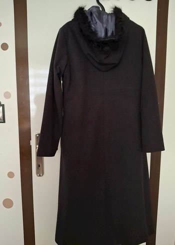 Gri Uzun Kürklü Kaban - Görsel 4