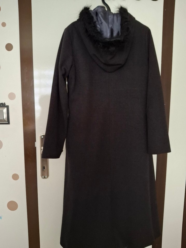 Gri Uzun Kürklü Kaban - Görsel 4