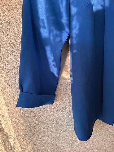 l Beden mavi Renk Blazer ceket