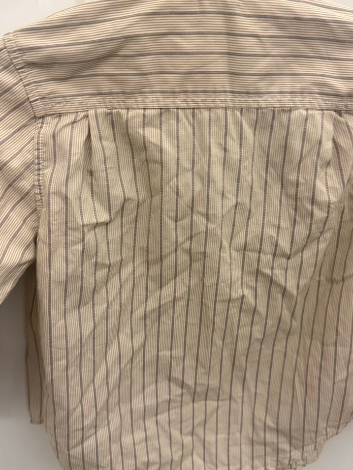 Kız Çocuk Keten Bej Gömlek - Görsel 2