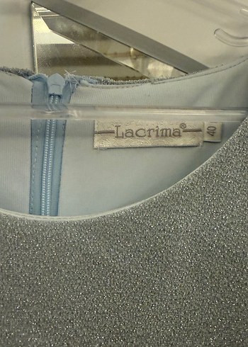 Açık mavi şık abiye - Görsel 3