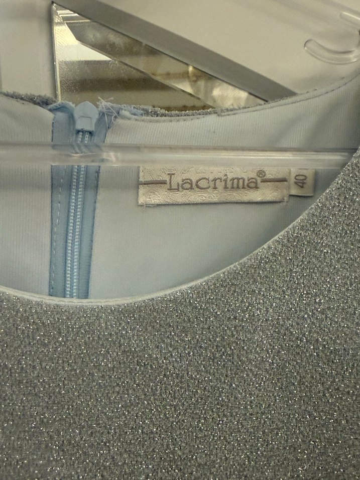 Açık mavi şık abiye - Görsel 3