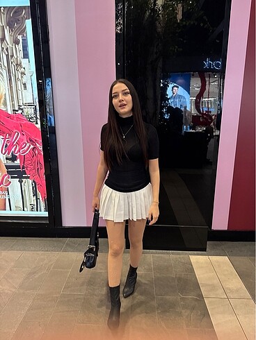 s Beden Pileli şort etek