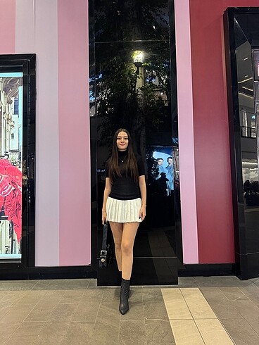 Diğer Pileli şort etek
