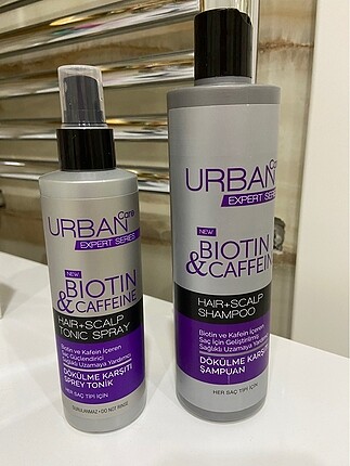 Urban care biotin caffeine şampuan ve saç tonigi