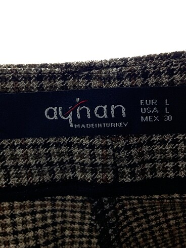 l Beden çeşitli Renk PreLoved Kumaş Pantolon %70 İndirimli.