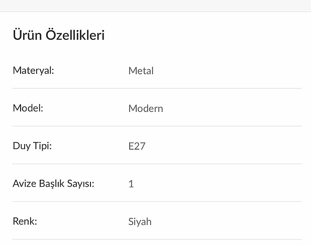 Diğer Siyah tekli sarkıt