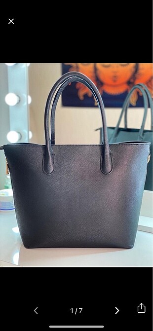 H&M Siyah Büyük Çanta