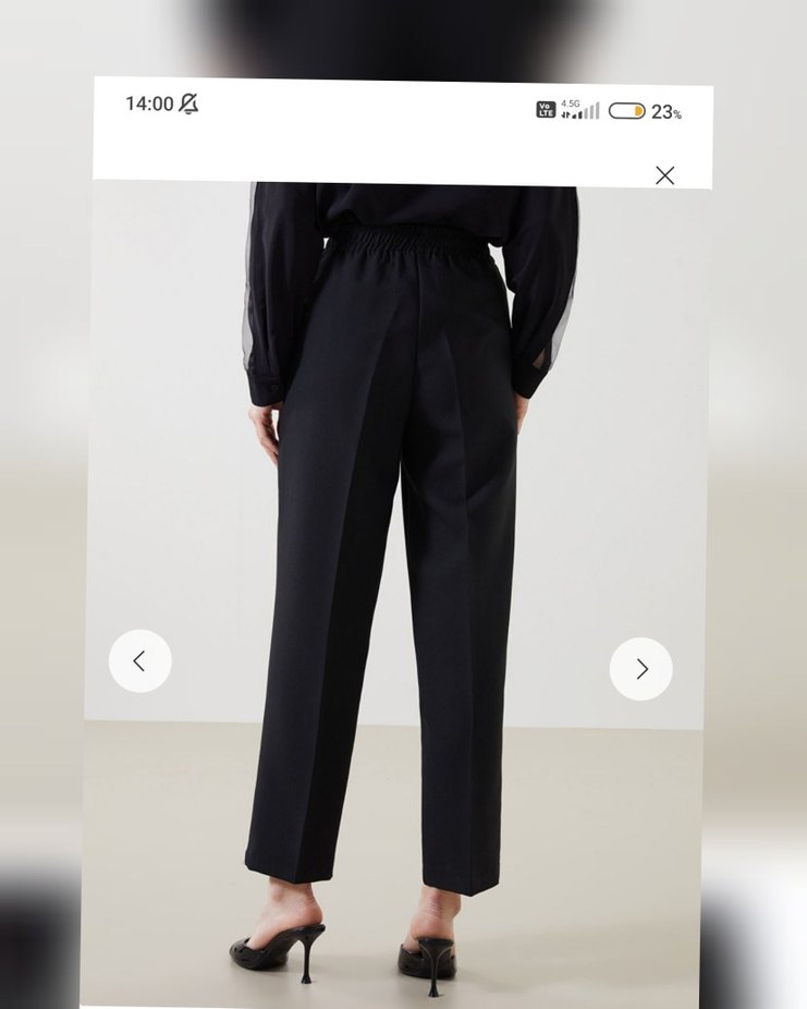 LC Waikiki Beli Lastikli Kadın Pantolon - Görsel 4