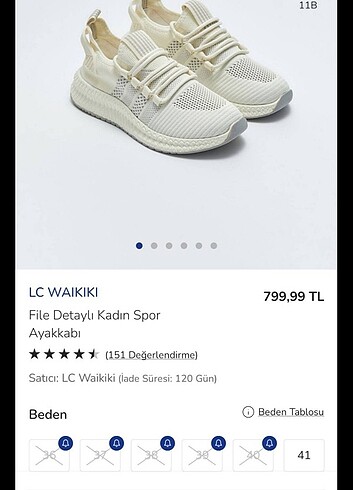 LC Waikiki Kadın Sneaker & Beli Lastikli Şerit Detaylı Tayt