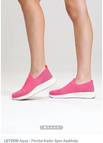 Letoon Kadın Spor Ayakkabı Fuşya - Görsel 2