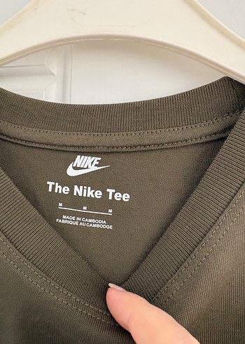 Nike yeşil crop t-shirt - Görsel 2