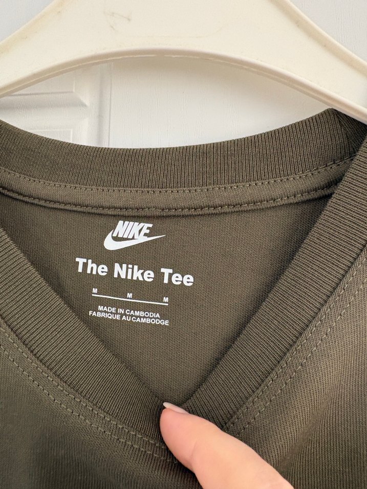 Nike yeşil crop t-shirt - Görsel 2