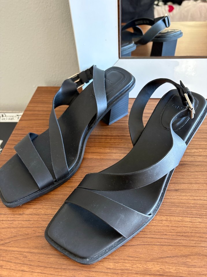 Mango Siyah Tokalı Kadın Topuklu Ayakkabı - Görsel 2