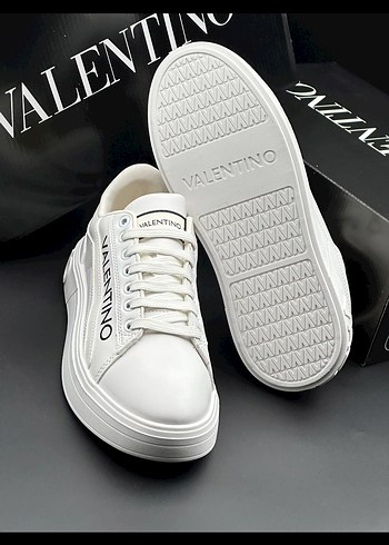 43 Beden beyaz Renk Valentino Beyaz Erkek Spor Ayakkabı