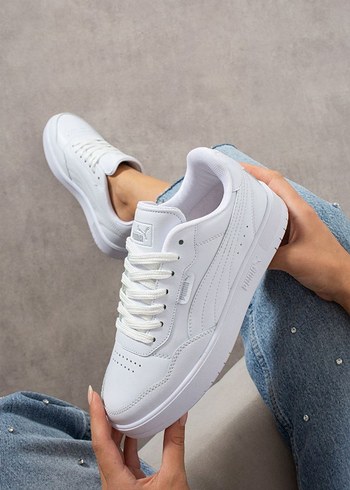 Puma Puma Beyaz Denim Kadın Spor Ayakkabı