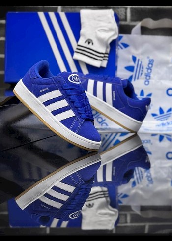 Adidas Mavi Adidas Street Wear Kadın Spor Ayakkabı