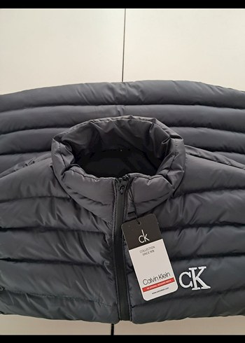 Calvin Klein Calvin Klein Fermuarlı Erkek Yelek, Yüksek Yakalı