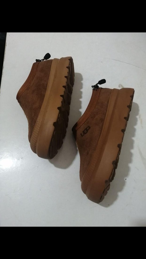 Ugg Kahverengi Dolgu Topuklu Kadın Terlik - Görsel 2