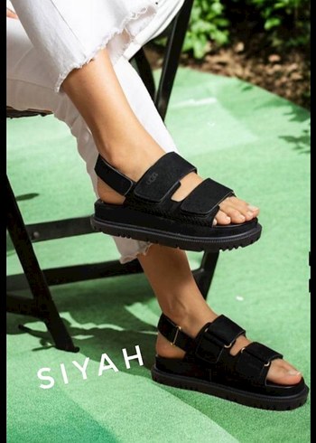 Ugg UGG GoldenGlow sandalet Siyah