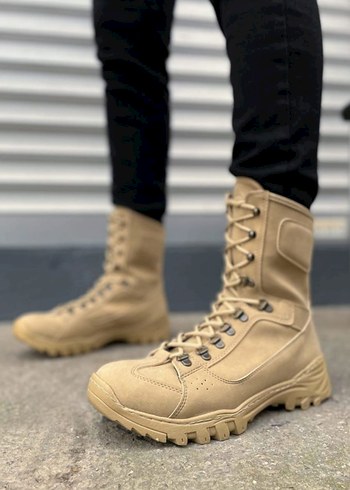 Çöl Botu Orijinal Bej Kamuflaj Bağcıklı Erkek Bot - Görsel 2
