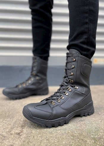 Çöl Botu Orijinal Siyah Kamuflaj Bağcıklı Erkek Bot - Görsel 2